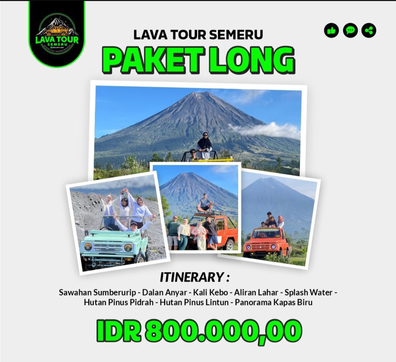 Paket Long dengan pemandangan luas